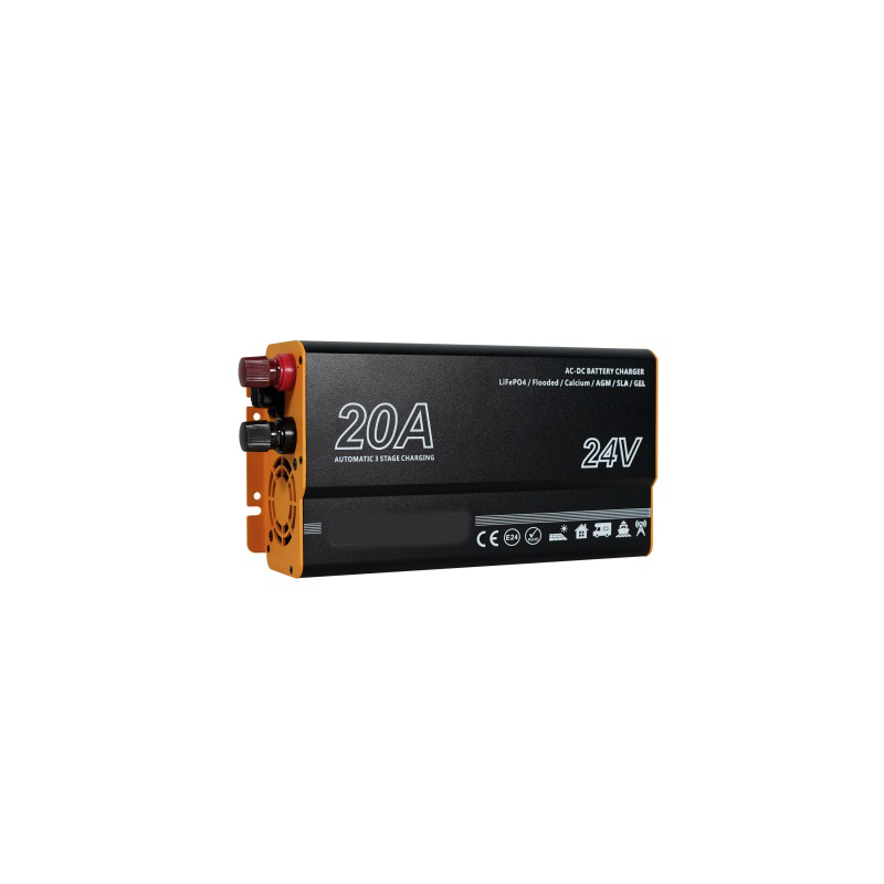 Lifepo4 24 volt 20 amper ac-dc şarj cihazı lifepo4 24 volt redresör