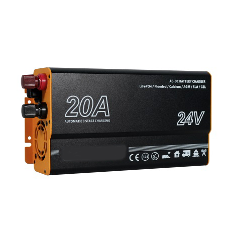 Lifepo4 24 volt 20 amper ac-dc şarj cihazı lifepo4 24 volt redresör