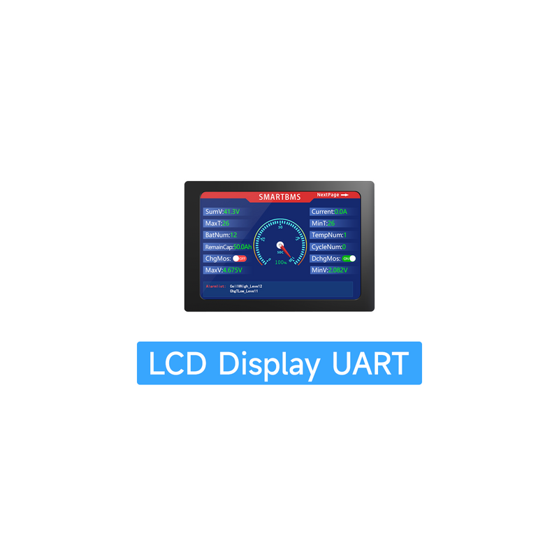 100 balance bms (daly) 4.3 lcd ekran touch screen 100 balance bms (daly) 4.3 lcd ekran touch screen