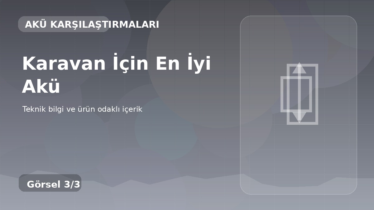 Karavan İçin En İyi Akü üçüncü görsel