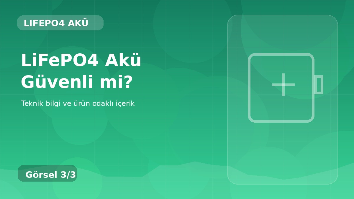 LiFePO4 Akü Güvenli mi? üçüncü görsel