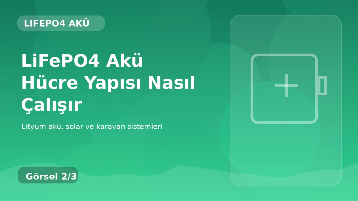 LiFePO4 Akü Hücre Yapısı Nasıl Çalışır detay görseli