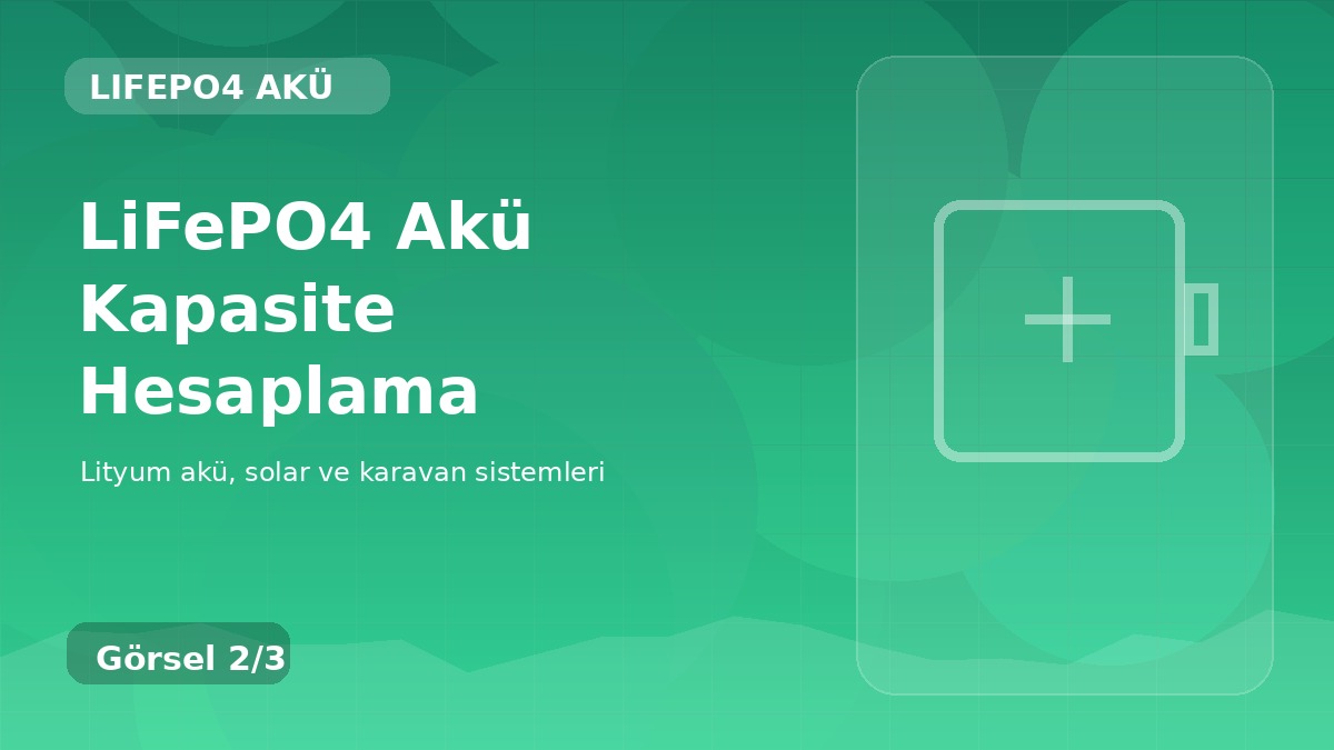 LiFePO4 Akü Kapasite Hesaplama detay görseli