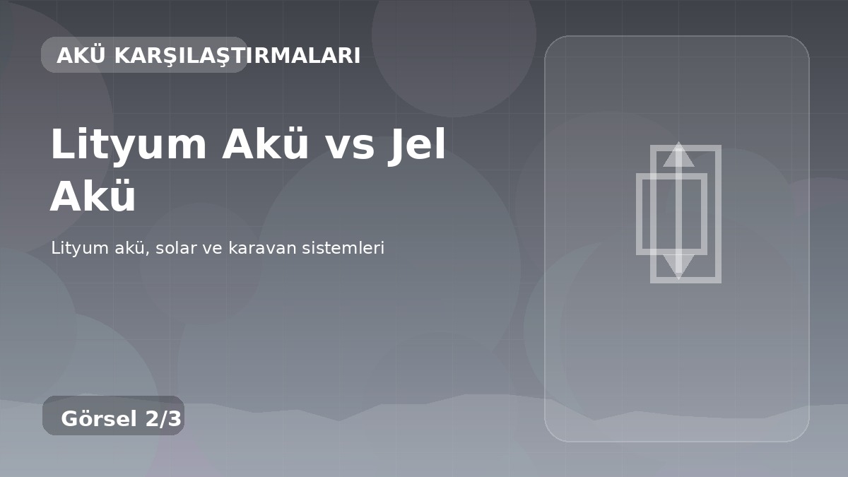 Lityum Akü vs Jel Akü detay görseli