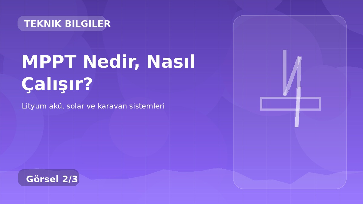 MPPT Nedir, Nasıl Çalışır? detay görseli